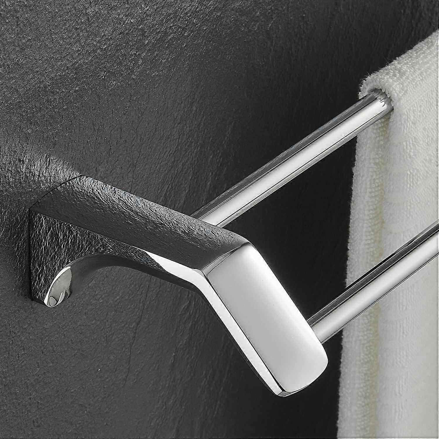 Double 24 Inch Chrome Towel Bar for Bathroom 27 Inch