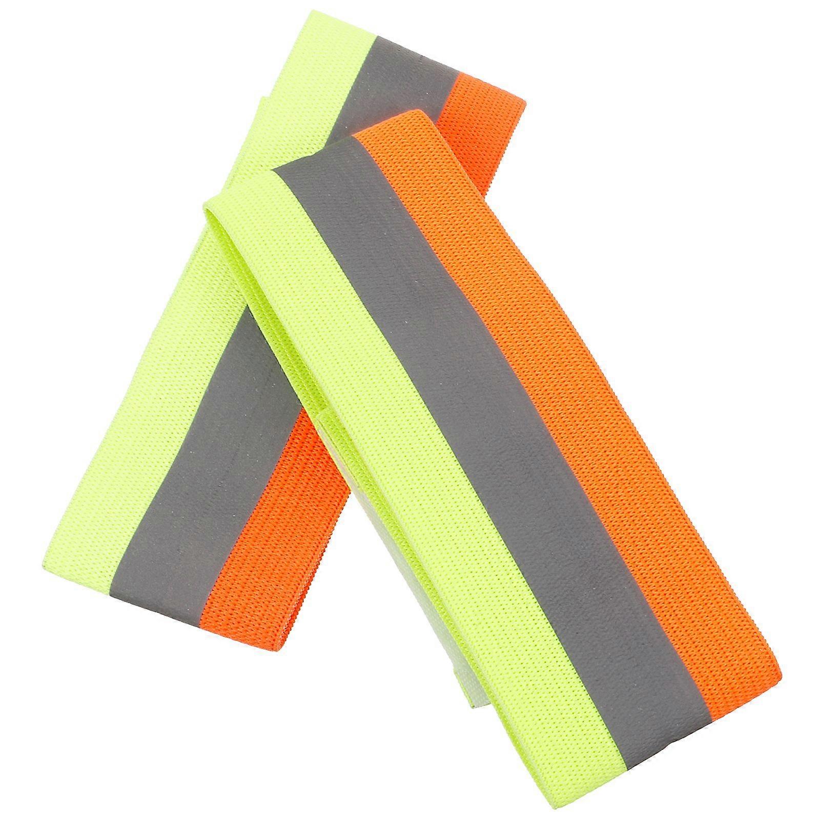 1 Pair of High light Bands Stretchable Elastic Reflective Strap for Night Riding Running