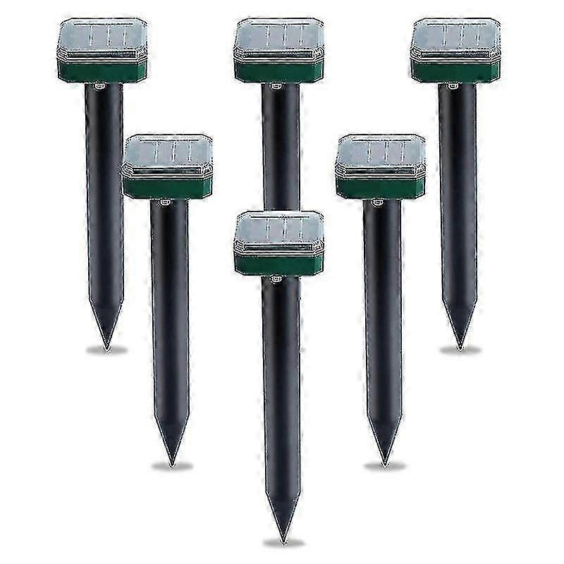 6 Pcs Solar Powered Snake Repellent For Outdoors,ultrasonic Snake Repellent,solar Snake Repellent F