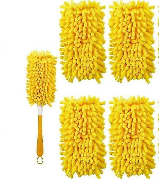 Reusable Duster Refills Compatible with Swiffer Handheld Dusters - 360 Heavy Duty Duster Refills - Microfiber Ceiling Fan Dusters for Swiffer Duster E