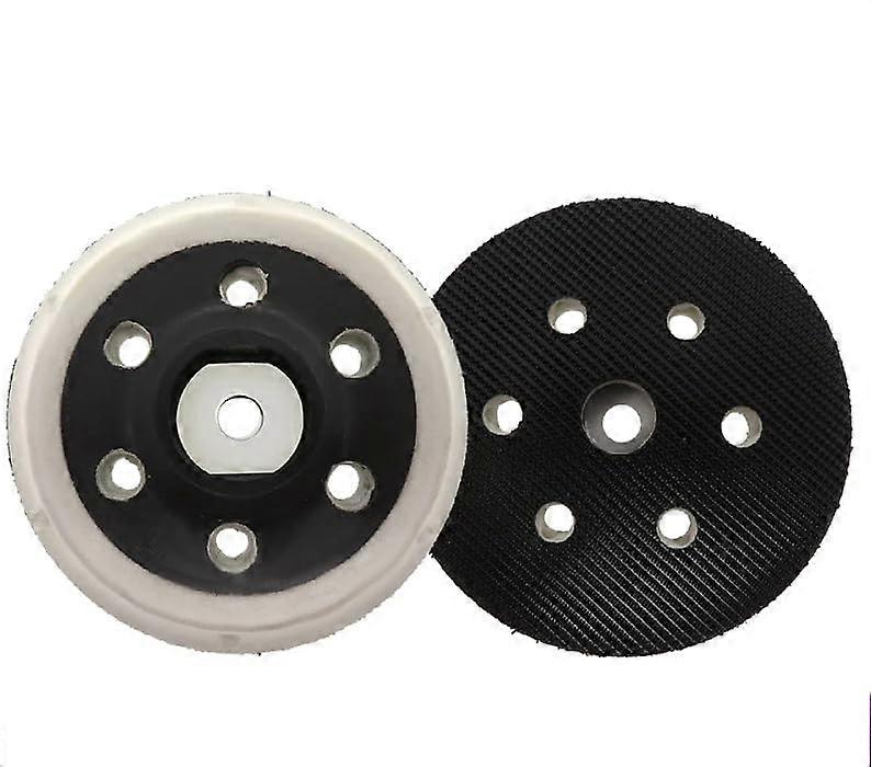 3 Inch 6 Holes Hook And Loop Backing Plate 5/16-24 Threads For Dual Action Polisher Buffing Pad Sanding Pad