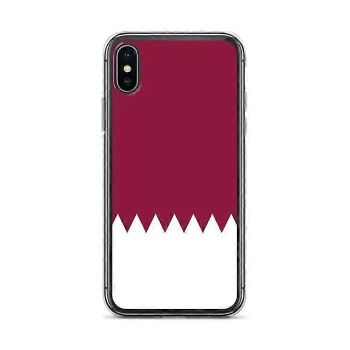 Phone Case - PIXELFORMA - iPhone X - Qatar Flag - Flexible - Multicolor