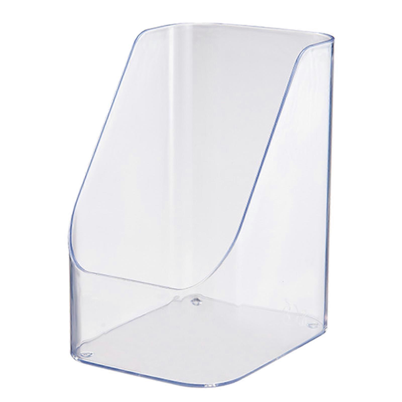 Portable Sundries Organizer Cases Inclined Opening Classify Storing Box Plastic Dormitory Living Room Desktop Daily Use Clear