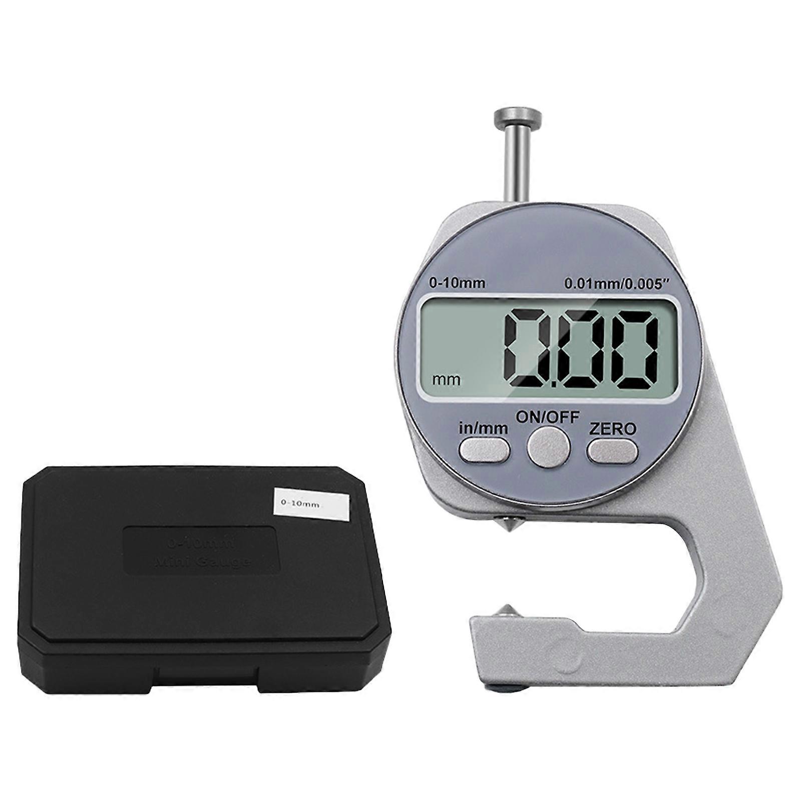 Portable Electronic Thickness Calipers 0-10mm multifunction Digital Micrometer for Manufacturing & Construct Professional