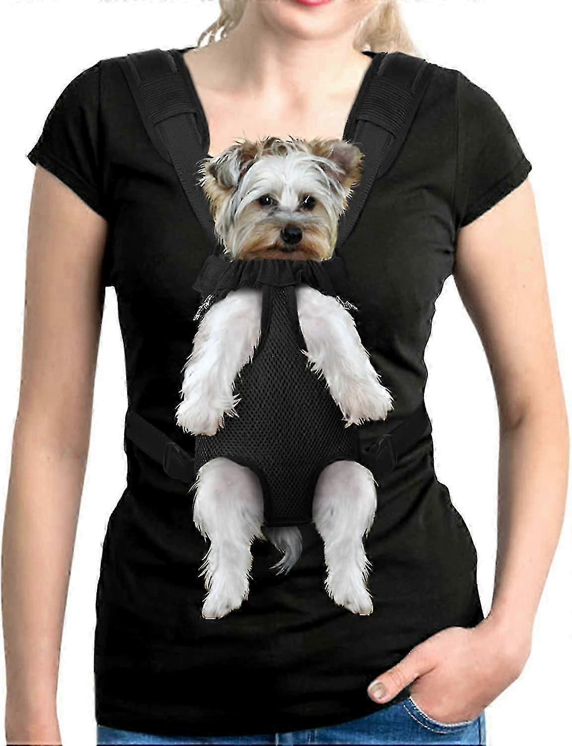 Adjustable Dog Carrier Backpack- Front-Loading Pet Pack For Hiking/Travel_jc -CN