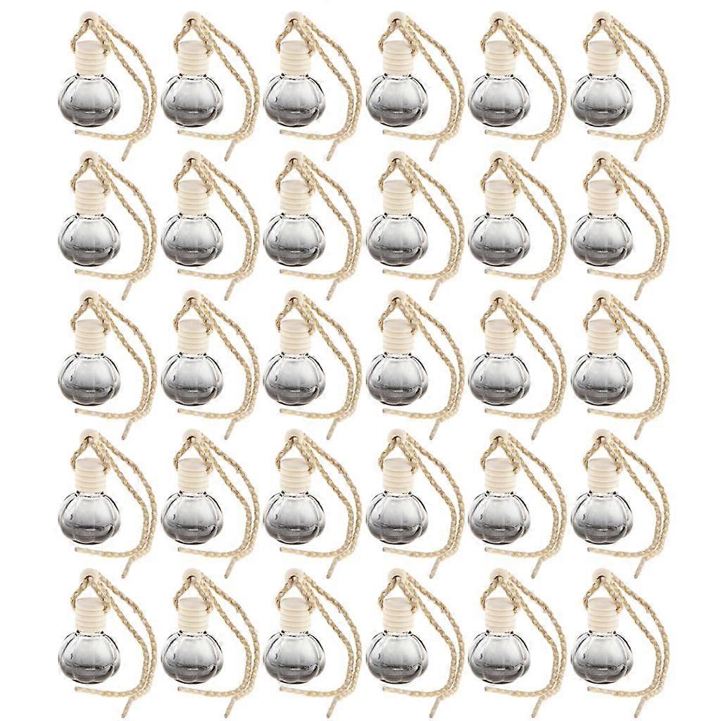 30x 10ml Empty Car Perfume Diffuser Bottle Hanging Home Decor Pumpkin