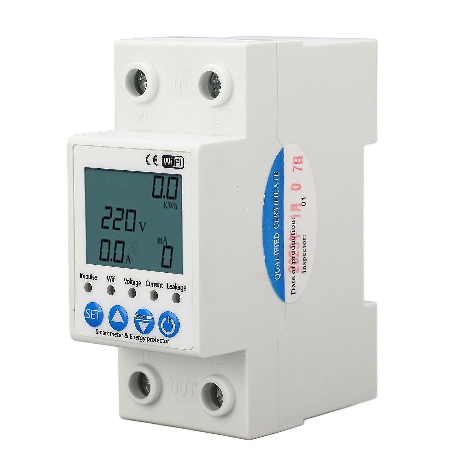 2025 Latest Model  WiFi Leakage Protection Switch Smart Remote Automatic