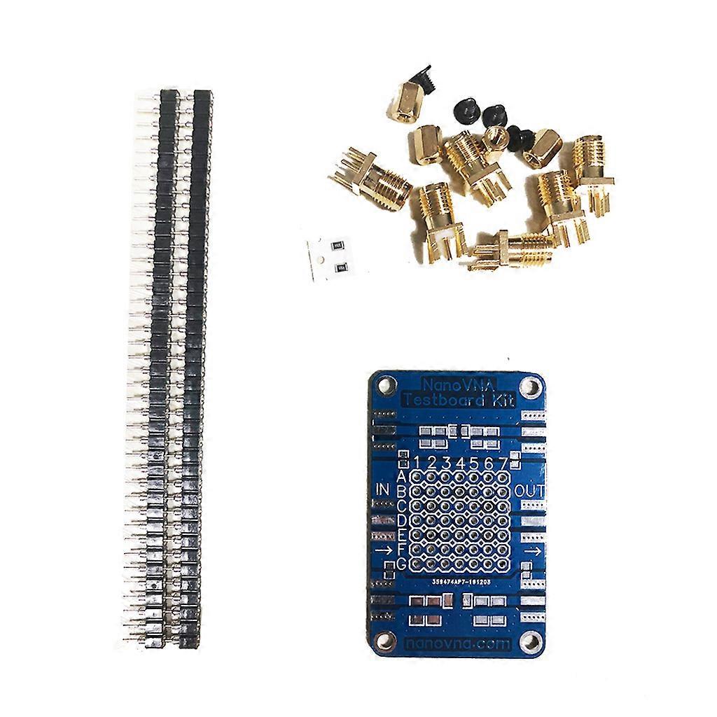 NanoVNA Testboard Kit Vector Analyzer Web Test Board VNA RF Demo Set Measurement DIP SMT Device Tool Spare Parts Durable
