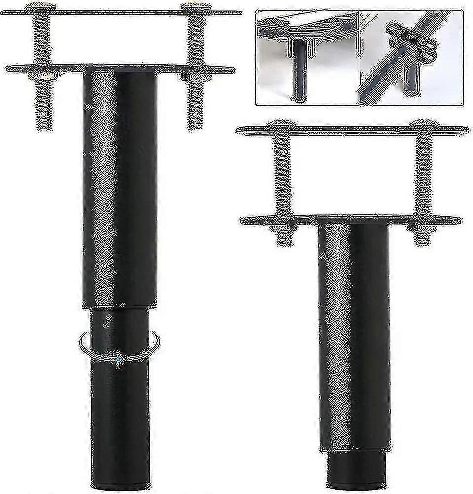 2pcs Adjustable Height Bed Frame Center Support Legs for Enhanced Stability and Durability