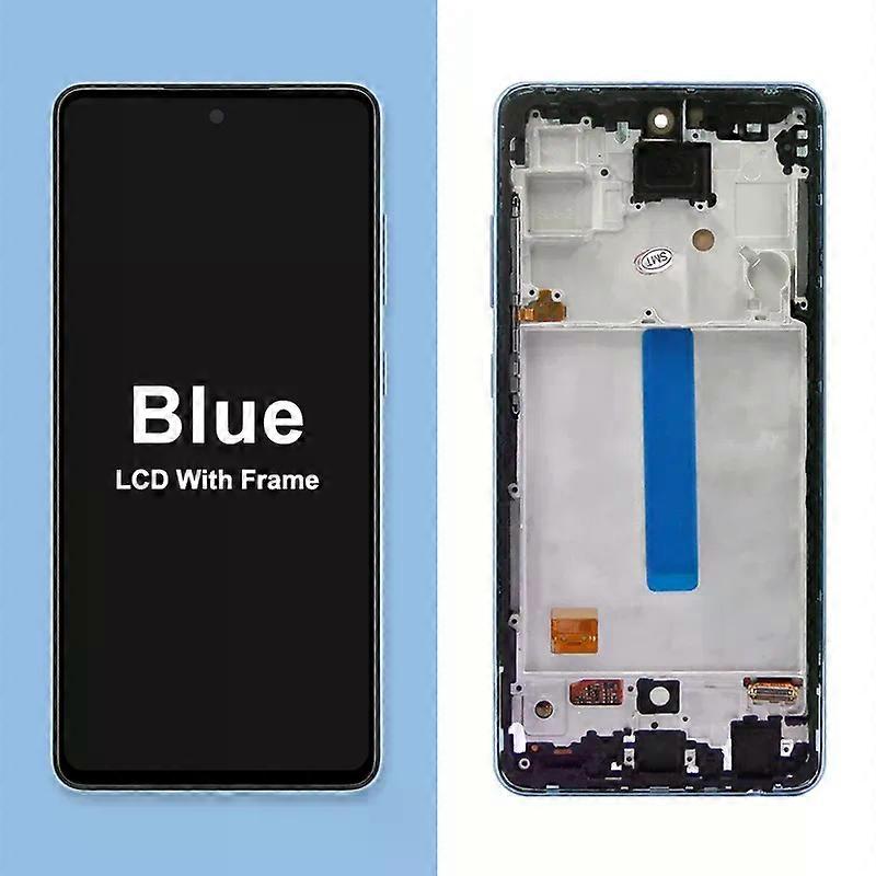 Écran d’affichage 6,5 "A52 4G pour Samsung Galaxy A52 A525 A525F A525M Ensemble d’écran tactile numérique avec assemblage de cadre