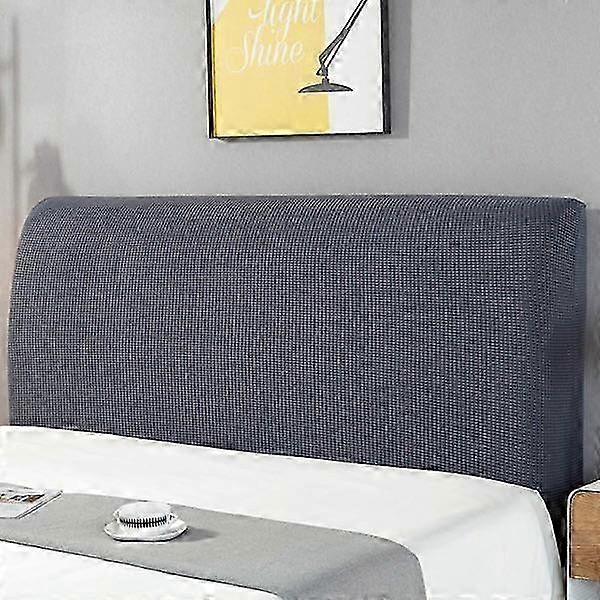 Small Square Jacquard Headboard Protector with Stretch Cover, Suitable for Various Brands