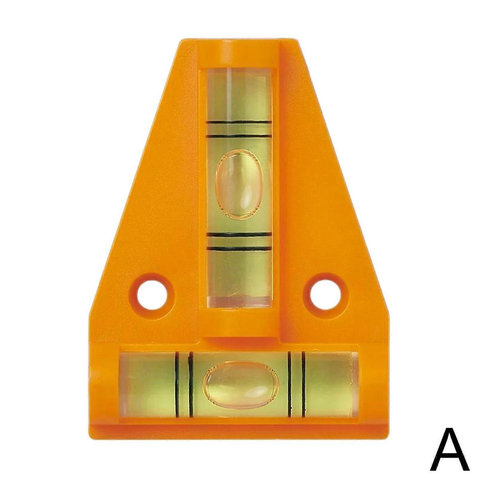 Ordinary level (A) $Triangular T-shaped level Bidirectional with mounting hole level bubble platform balance measurement level