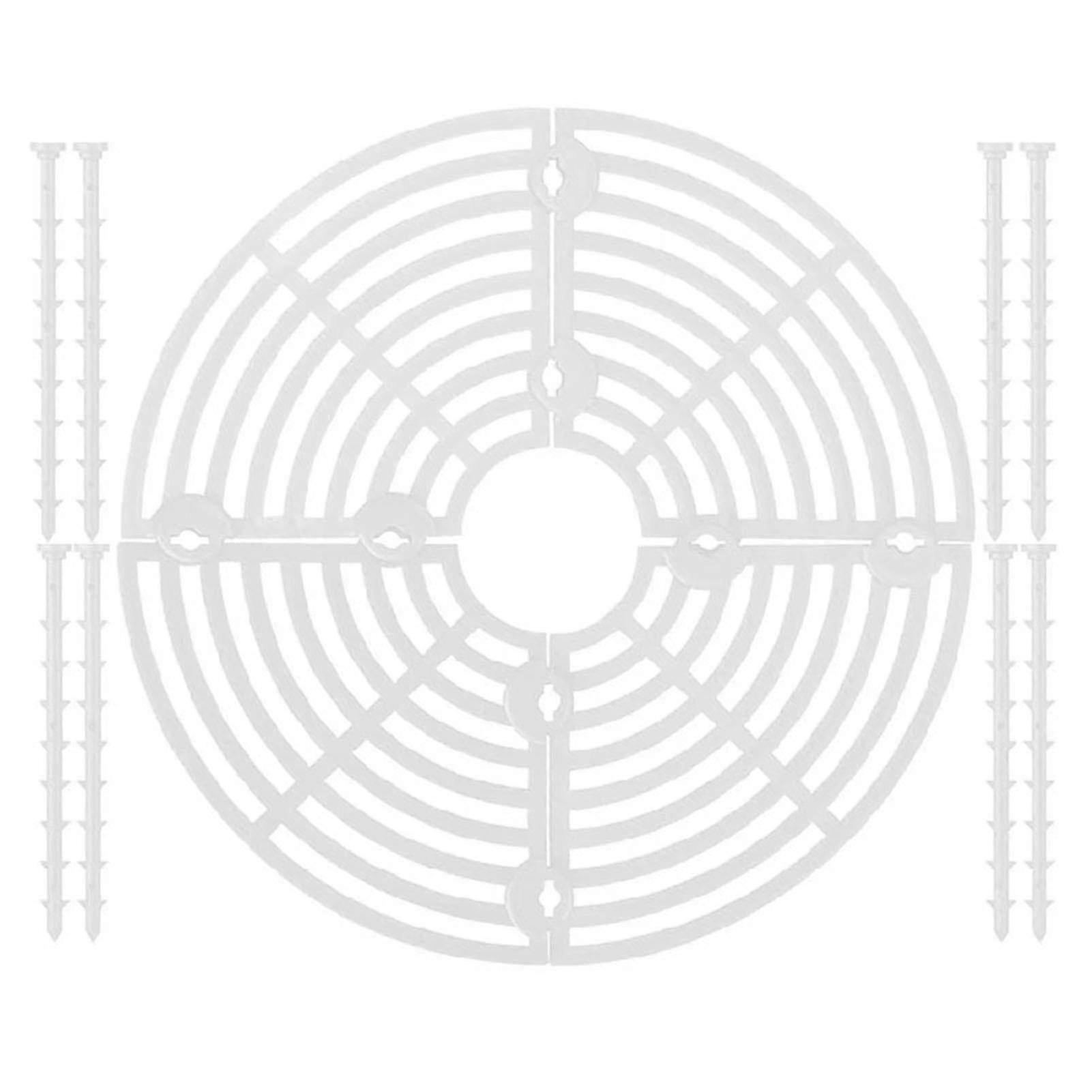 Adjustable Multifunctional Planter Grid for Garden Soil Protection - Durable Design Suitable for Various Plants