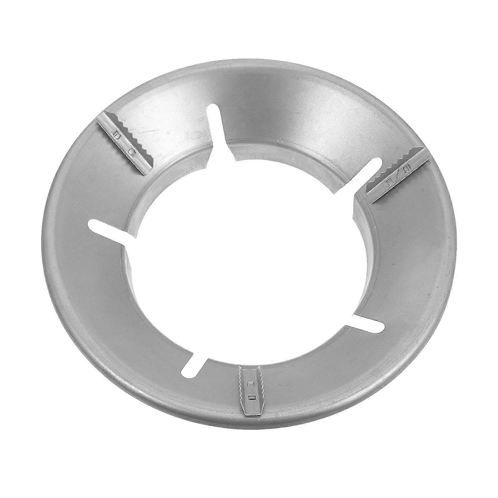 Wok Rack with Serrated Nonslip Design for Cooking High Temperature Resistance Aluminum Iron Silver 5opening