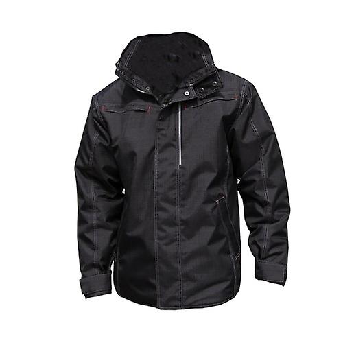 Result Mens Waterproof Denim Textured Rugged Jacket