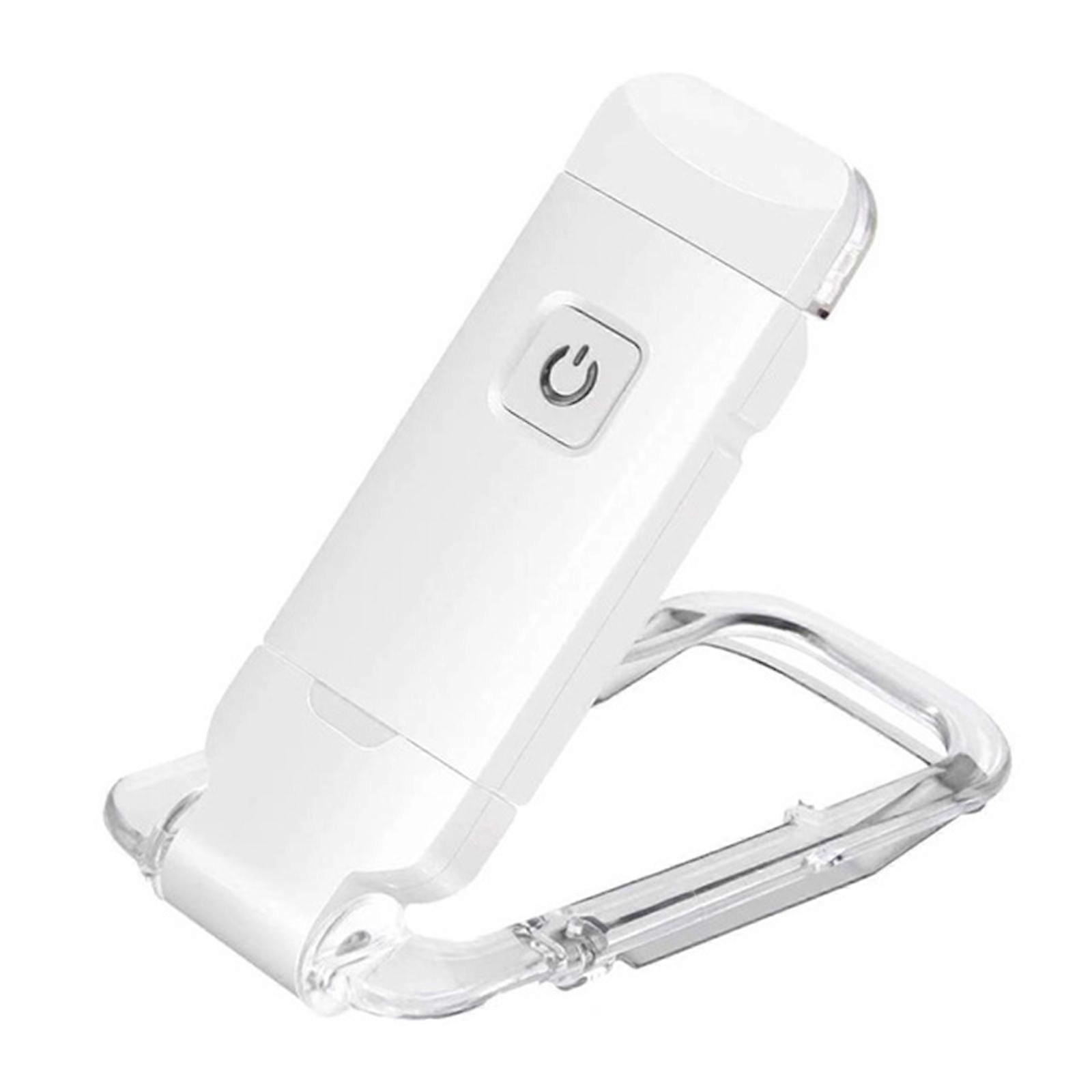 USB Rechargeable Clip on Book Light Eye-Caring Flexible Bookmark Reading Lamp