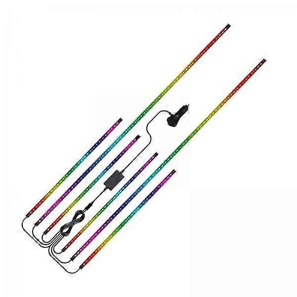 2-3 of pack 12V RGB Car Lights with APP Control for Car SUVs