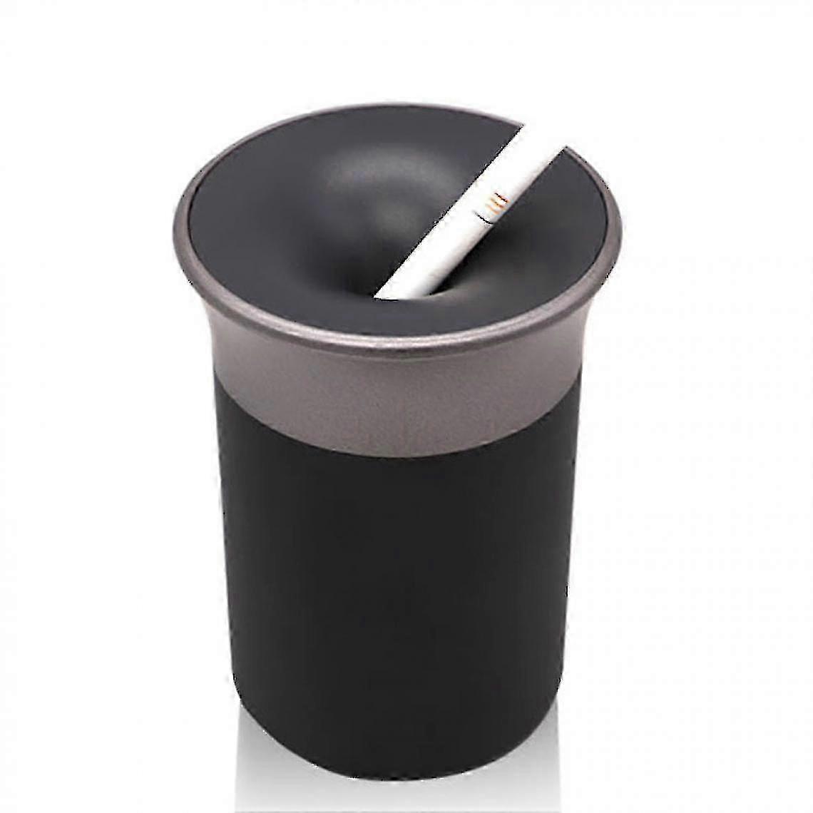 Moderner Glasaschenbecher mit Zigarettenhalter