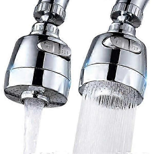 360 Nozzle To Tap With Shower - Adapter For Kitchen Crane Silver 1pc
