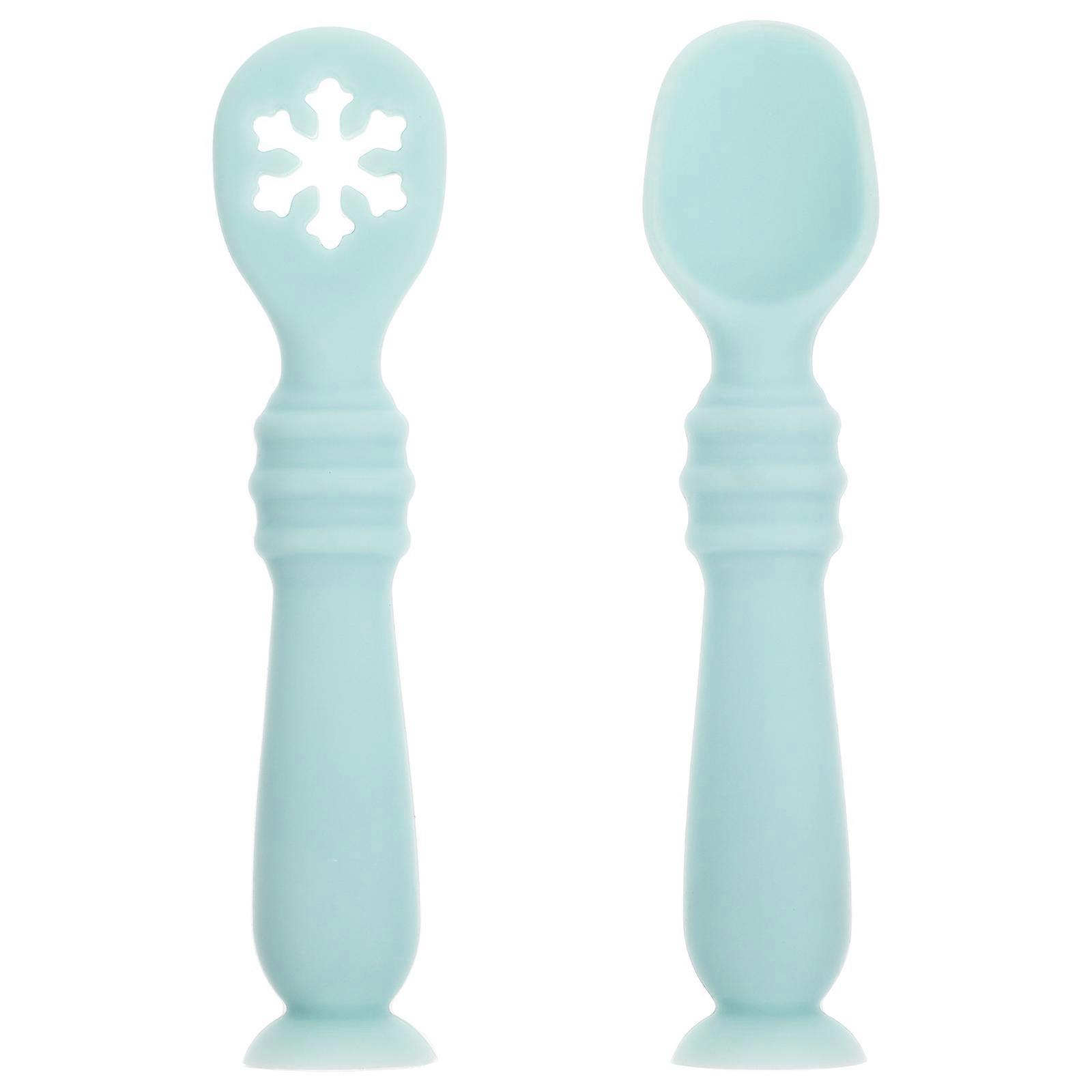 Baby Training Spoon, Contoured Handle for Easy Grasp during Feeding Time