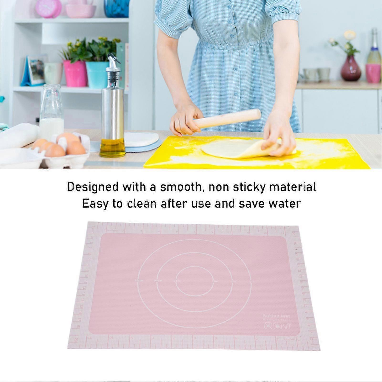 2025 Macaron Silicone Baking Mats, Non-stick Easy Cleaning Baking Mat Reusable Safe Baking Sheet for Oven Liner for Bread, Cookie, Bake Pans, Pizza[Pi