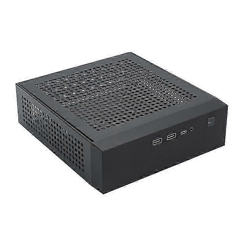 M09 HTPC Host Mini ITX Computer Chassis DC Voeding Industriële Controle Chassis Home Desktop Comp SZRH