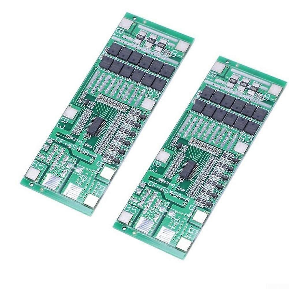 6S 40A LiIon protection circuit board with balancing module, 70A peak (2pcs)
