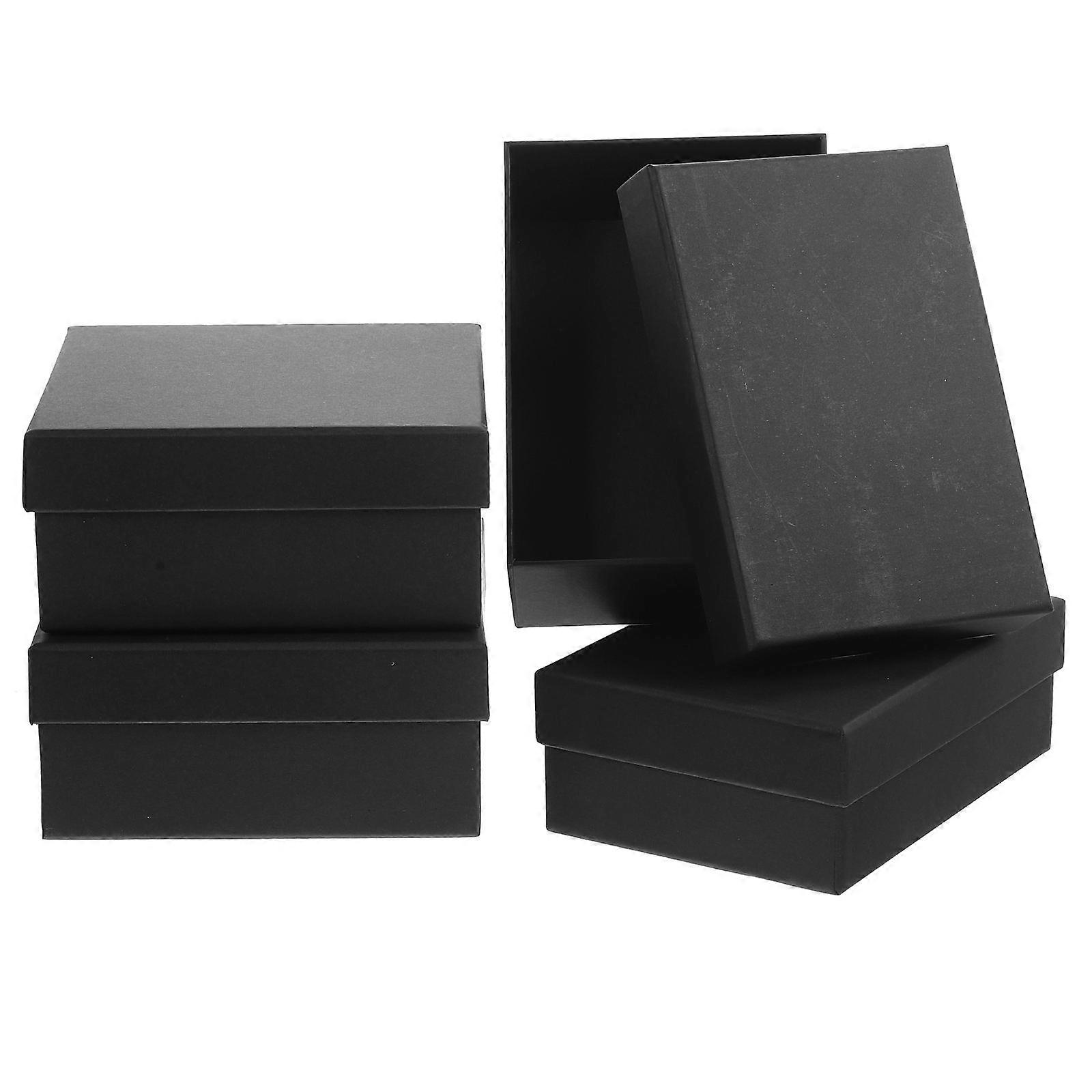 Square Boxes present Wrapping Box Wedding Present Box Rectangular Black Storage