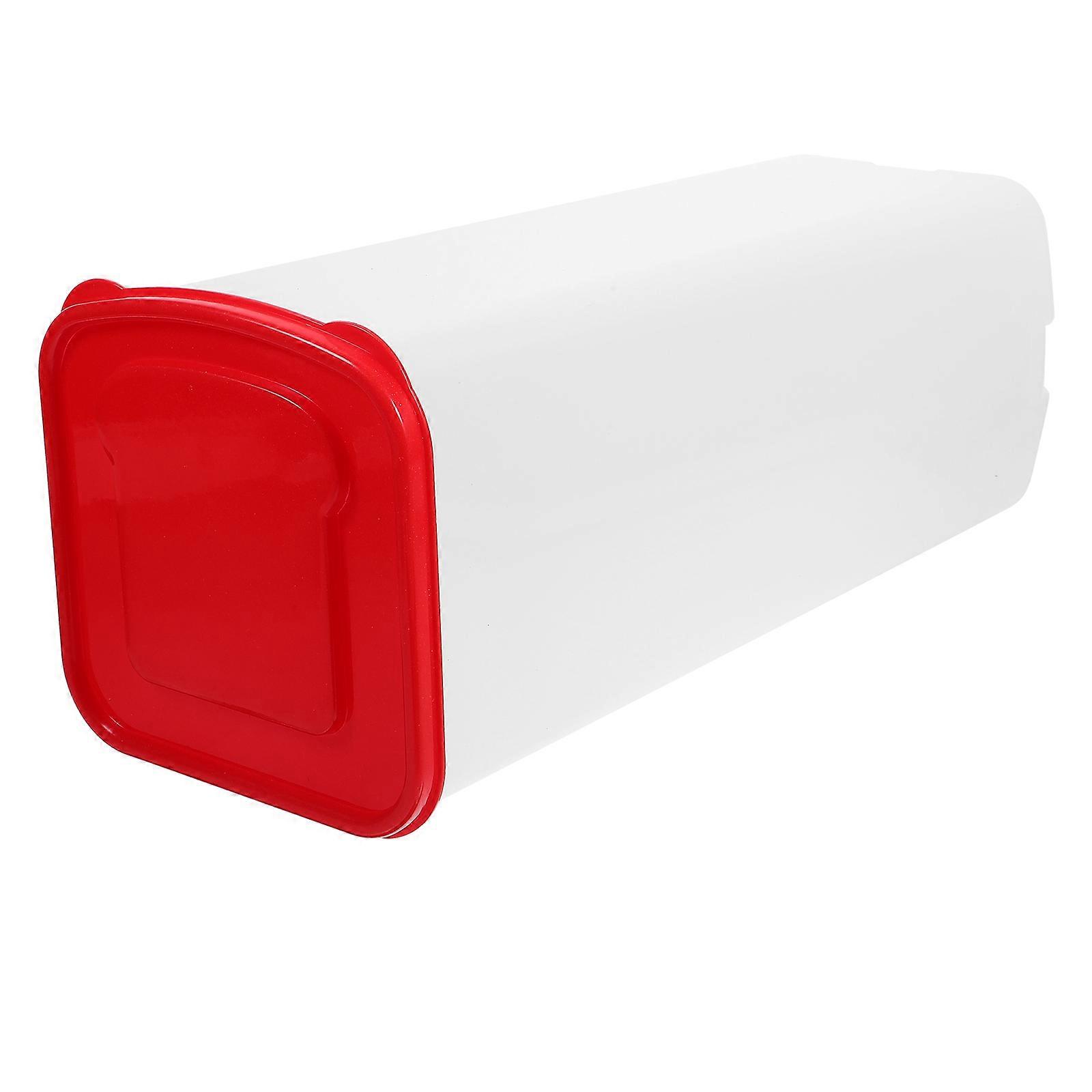Airtight Bread Bin Bread Box Kitchen Storage Solution Dispensing Bread 1Pack Red 34.50X14.00X13.50CM