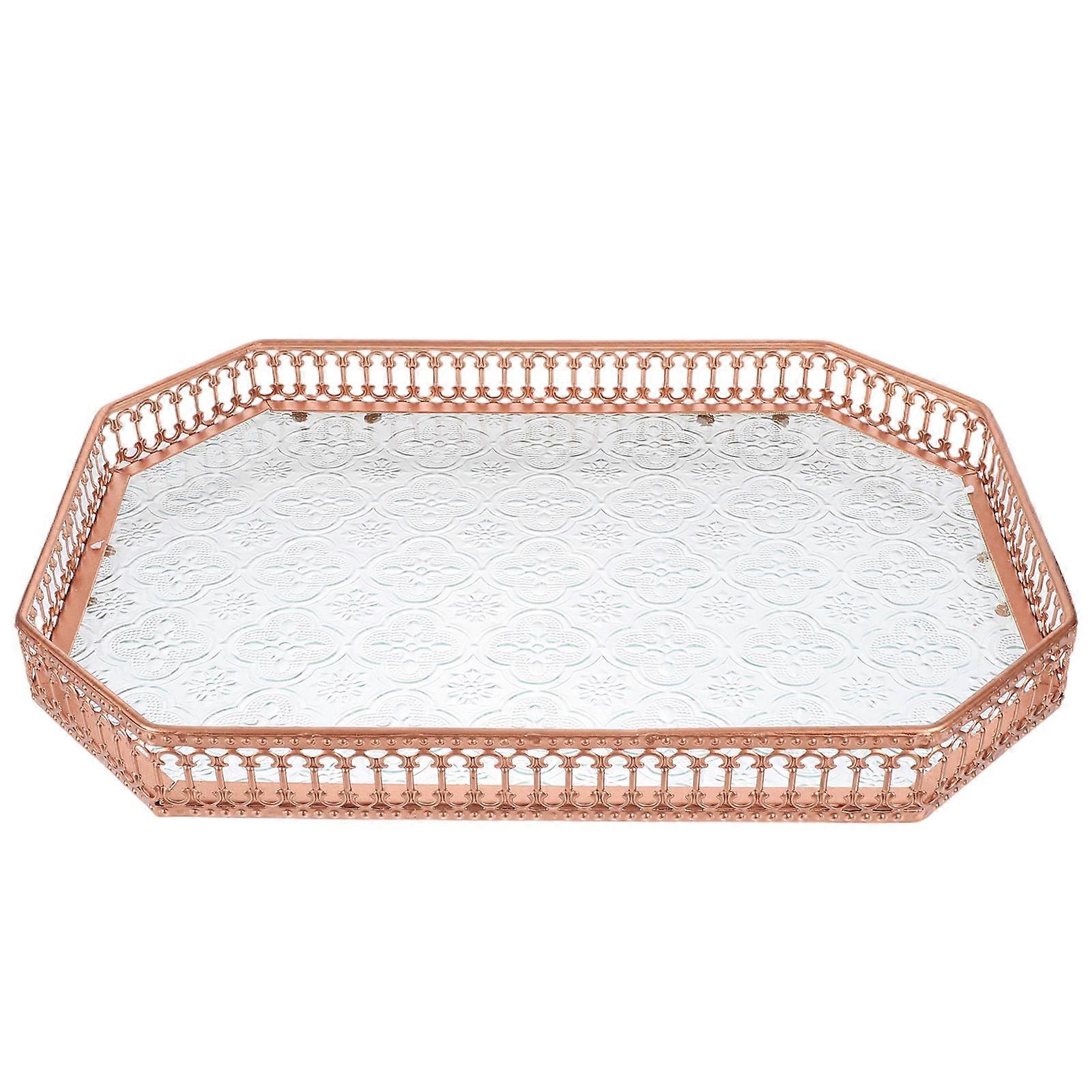 Snack Plate Food Tray for Kitchen Use Multi 28.5X20X3CM Fruit Serving 1Pack