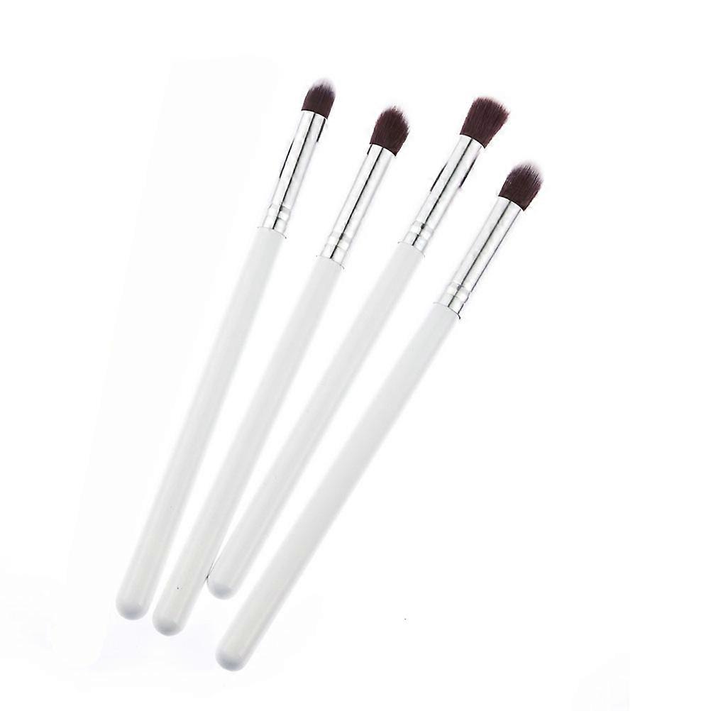 Blush Application Eye Shadow Brushes For Makeup Hand Made Solid Wood Handle Various Shapes 4Pcs