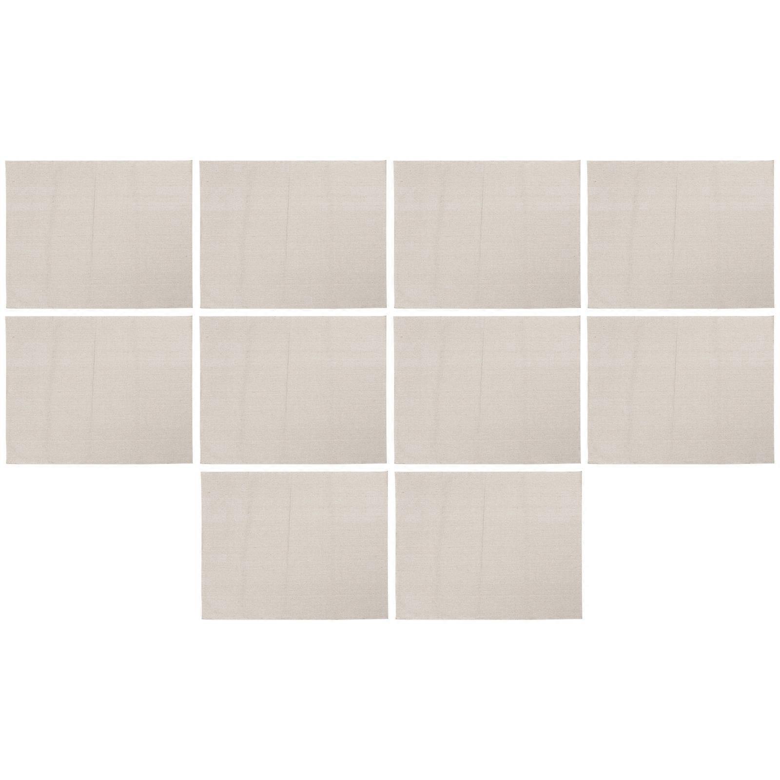 Artist Painting Canvas Oil Painting Canvas for Hobbyists Square 0.05X40X50CM Blank 10Pack