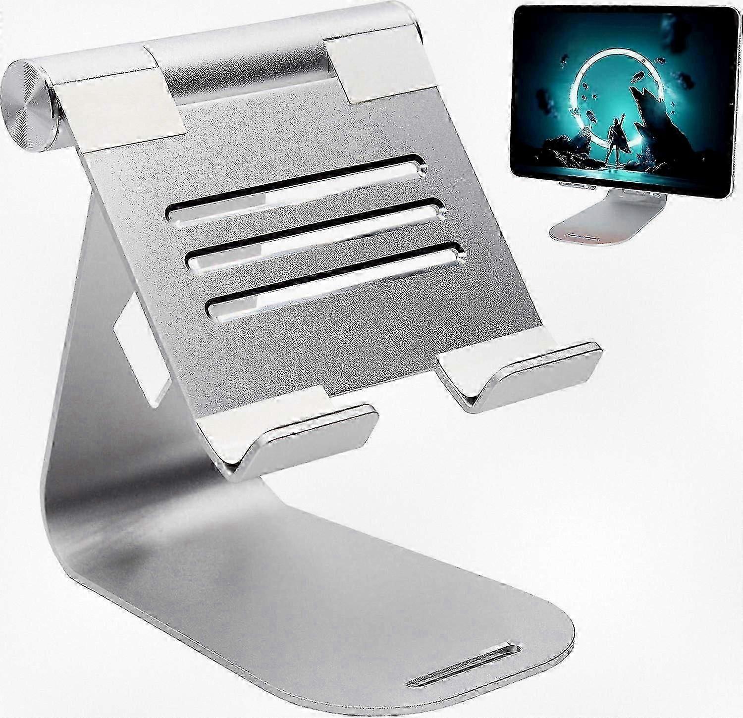 Adjustable Desktop Stand for Tablet with Cooling Feature