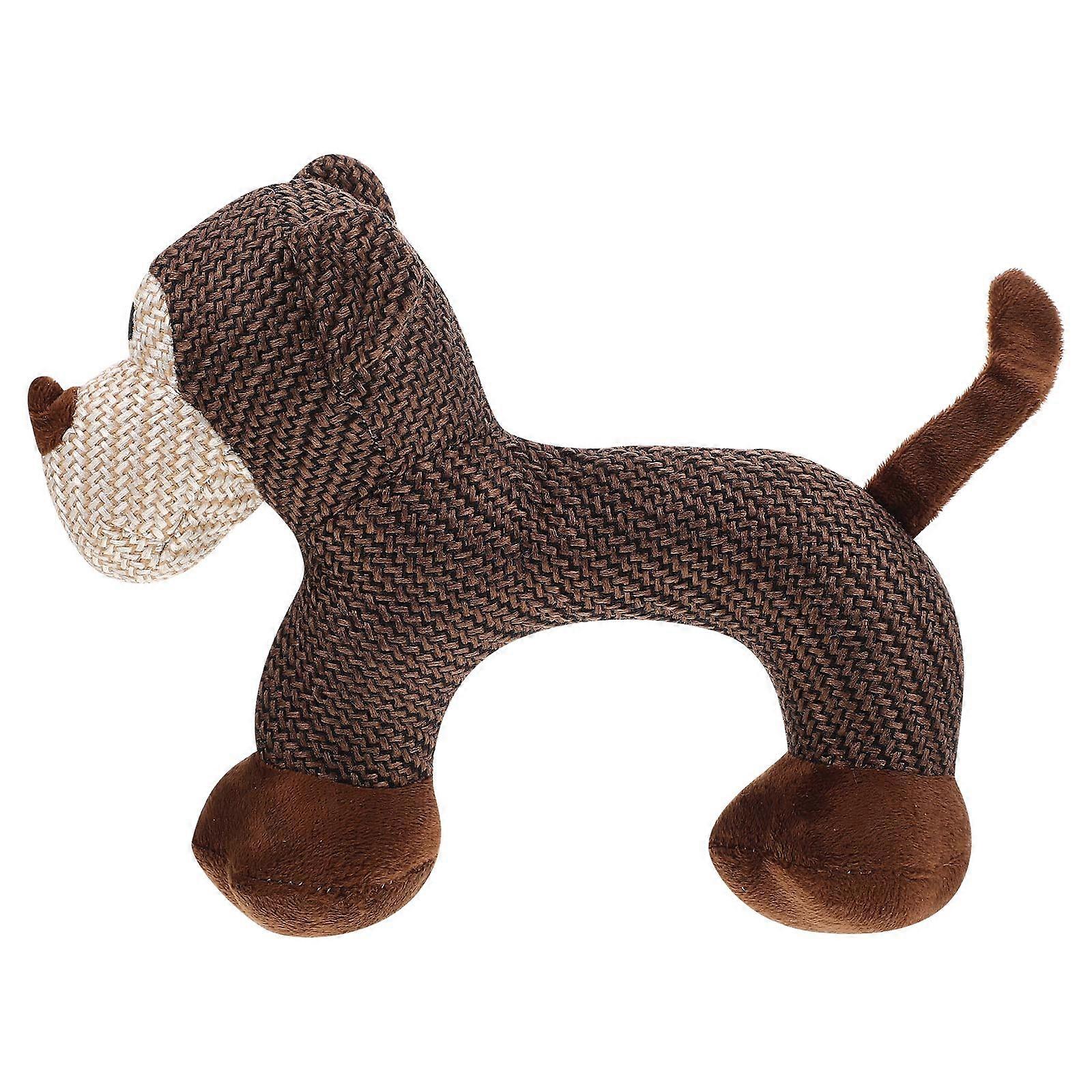 Chew Toys For Dogs Dog Plush Toy Reduces Anxiety Monkey Shape Indoor Playing 9.4X7.3X2.0in Teething 1Pcs