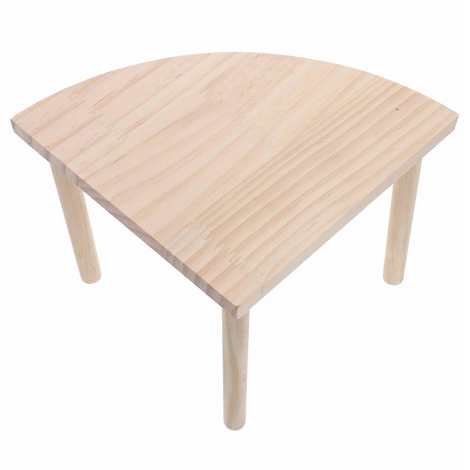 Two Layer Wooden Platform for Hamster Thickened Climbing Platform for Hamster