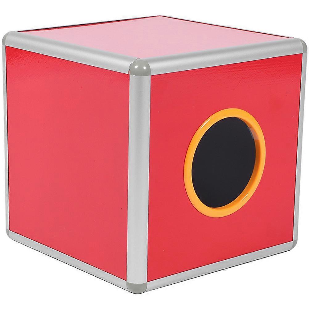 Party Raffle Box Square Raffle Box Event Tool Red 40x40x40cm Ticket Storage 1Pcs