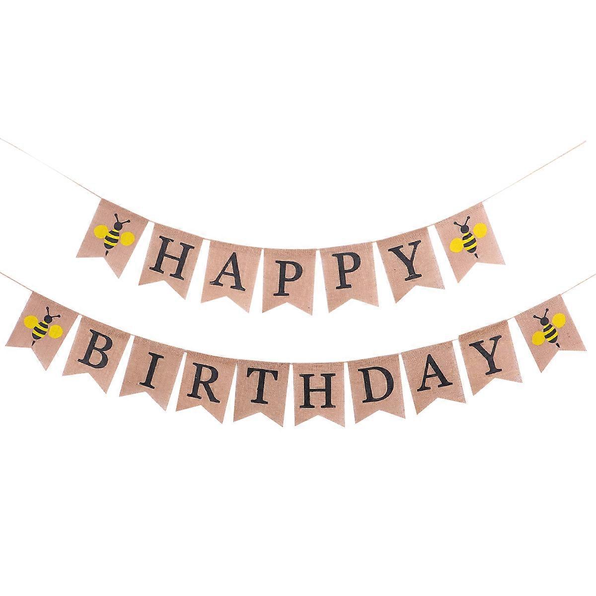 Party Decorations Triangle Flags Birthday Theme Multi-Colored 17x13cm Decoration Children 1Pcs