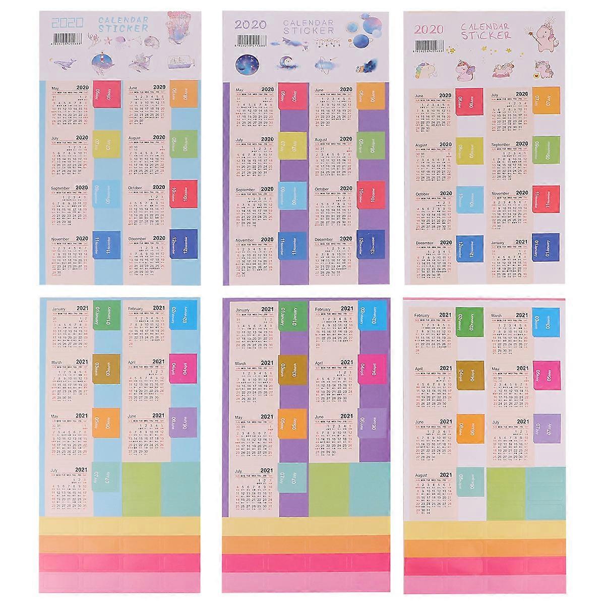 Classroom Calendar Monthly Adhesive Index Tabs For Books And Journals White Base 1 Set Of 12 Sheets Reminder