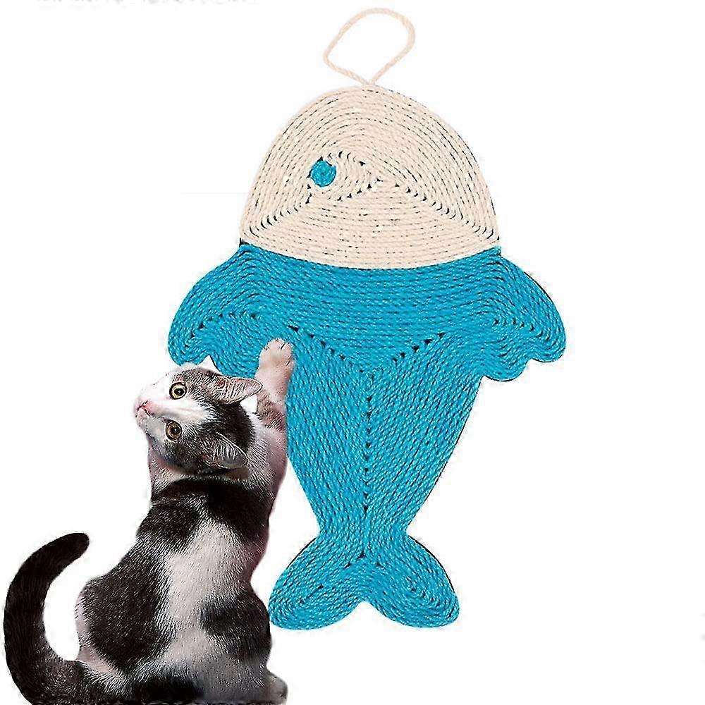Sisal Fish Shape Design Cat Scratching Pad for Indoor Use