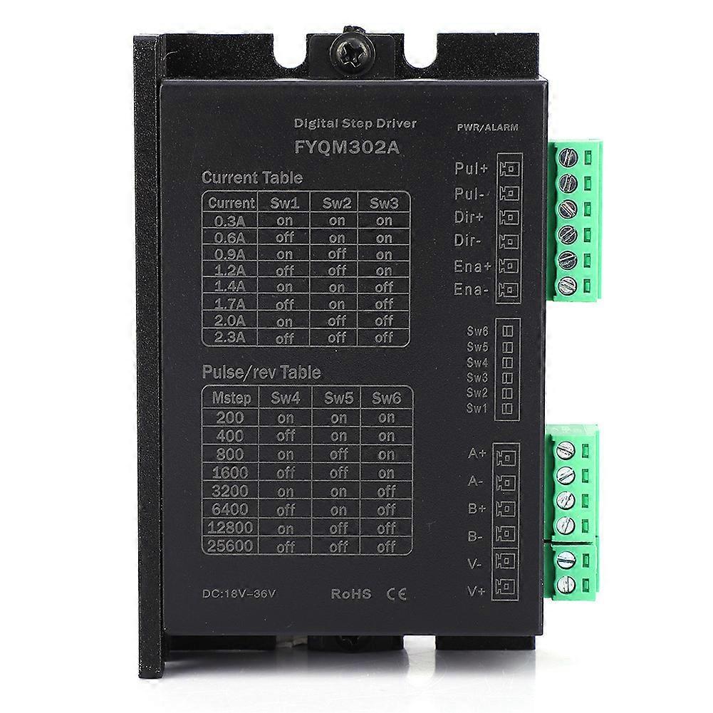 Nema Stepper Motor Driver Powered by DC18 - 36V, compatible with various motor specifications