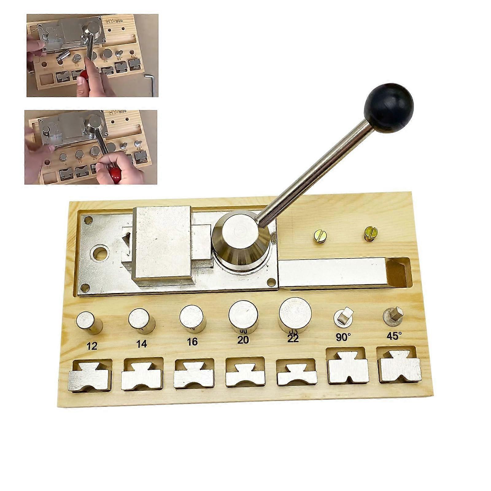 Manual Ring Bending Machine for Jewelry, Easy to Use Metal Forming Tool, Adjustable Wire Size, Ideal for Jewelry Makers