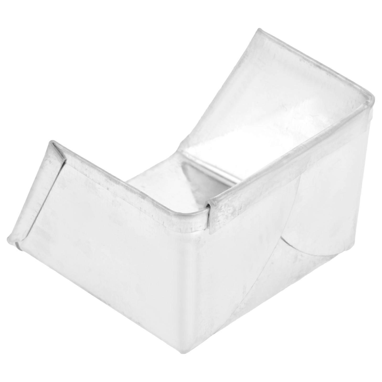 Desktop Kleines Kehrschaufel Set Metall Schreibtisch Zubehör Silber 7x7x5 cm Garbage Collection 1Set