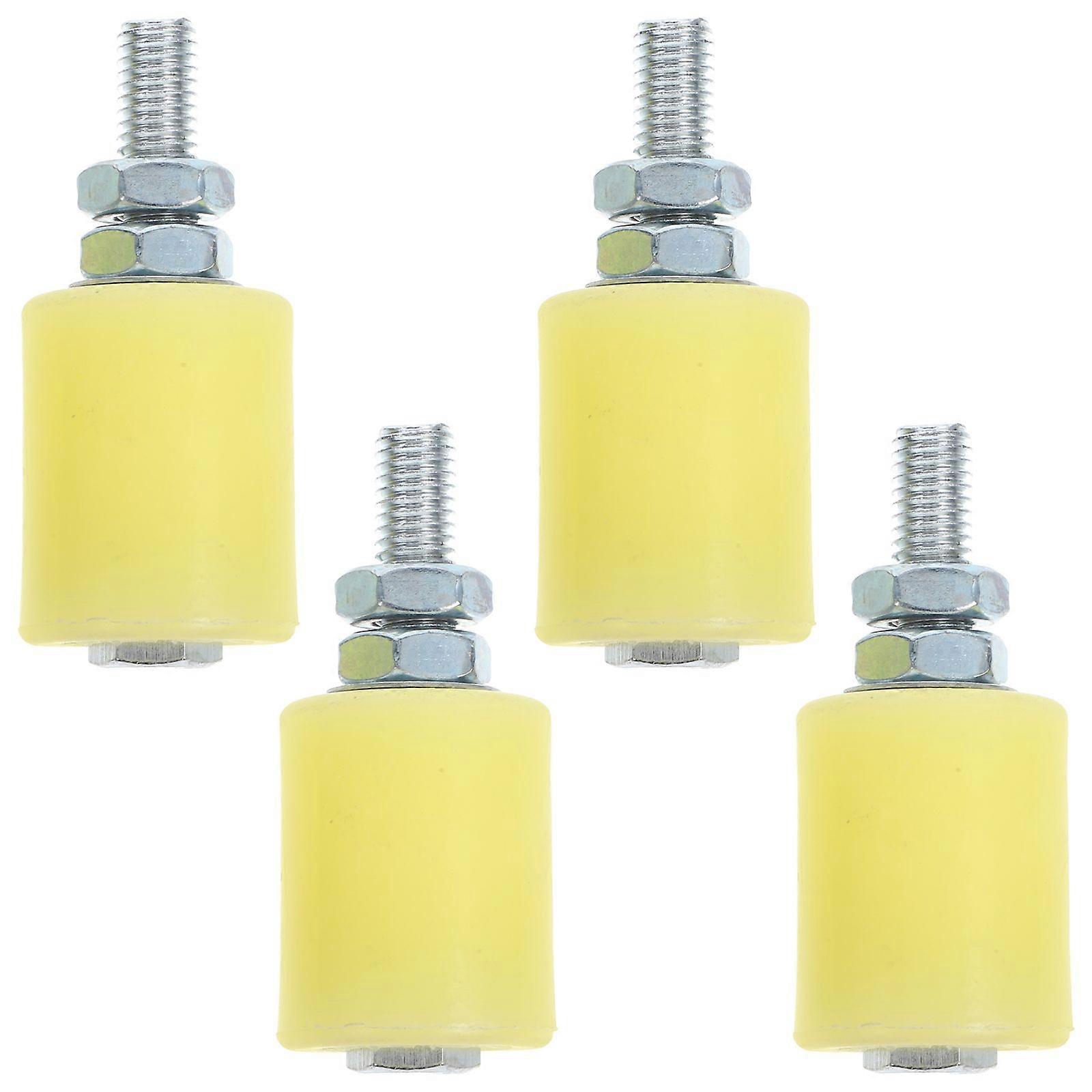 4Pcs Sliding Gate Roller Nylon Pulley Block Hanging Wheel for Electric Gate