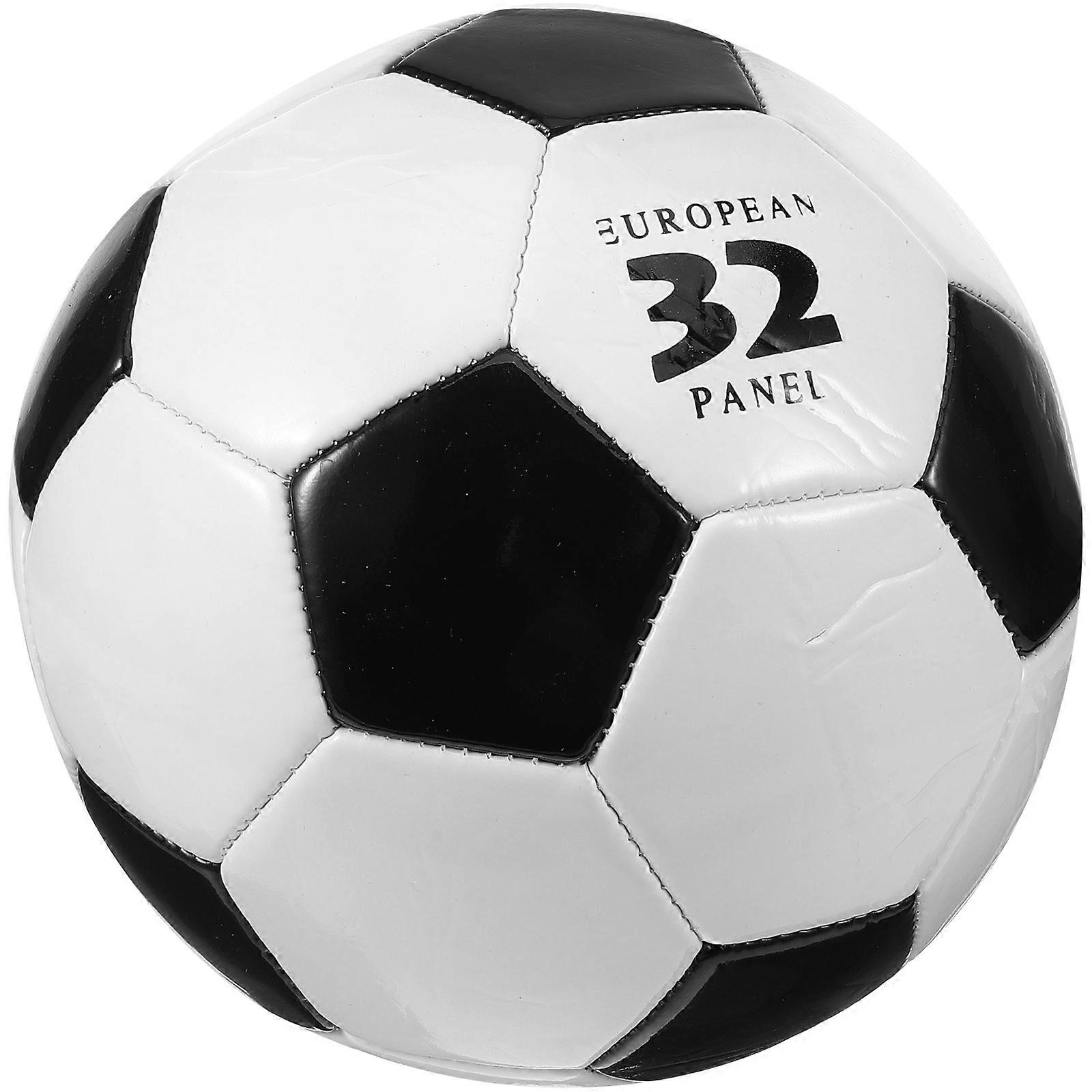 Sports Training Football Soccer Ball For Teens And Adults Competition Lightweight Compact Design Round 1Set