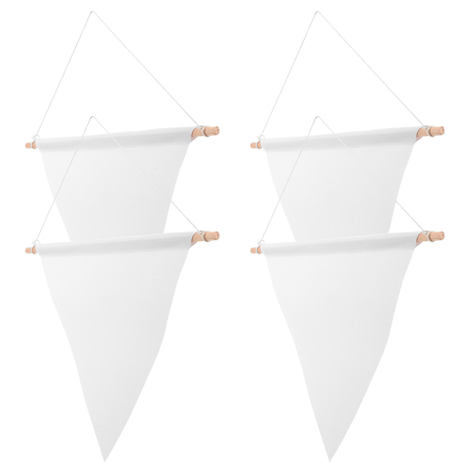 דגלי חצר הניתנים לכתיבה diy ריק מעוצב דגל אירועים שונים לבן 34.00X28.00X1.00 ס"מ עמידות במים