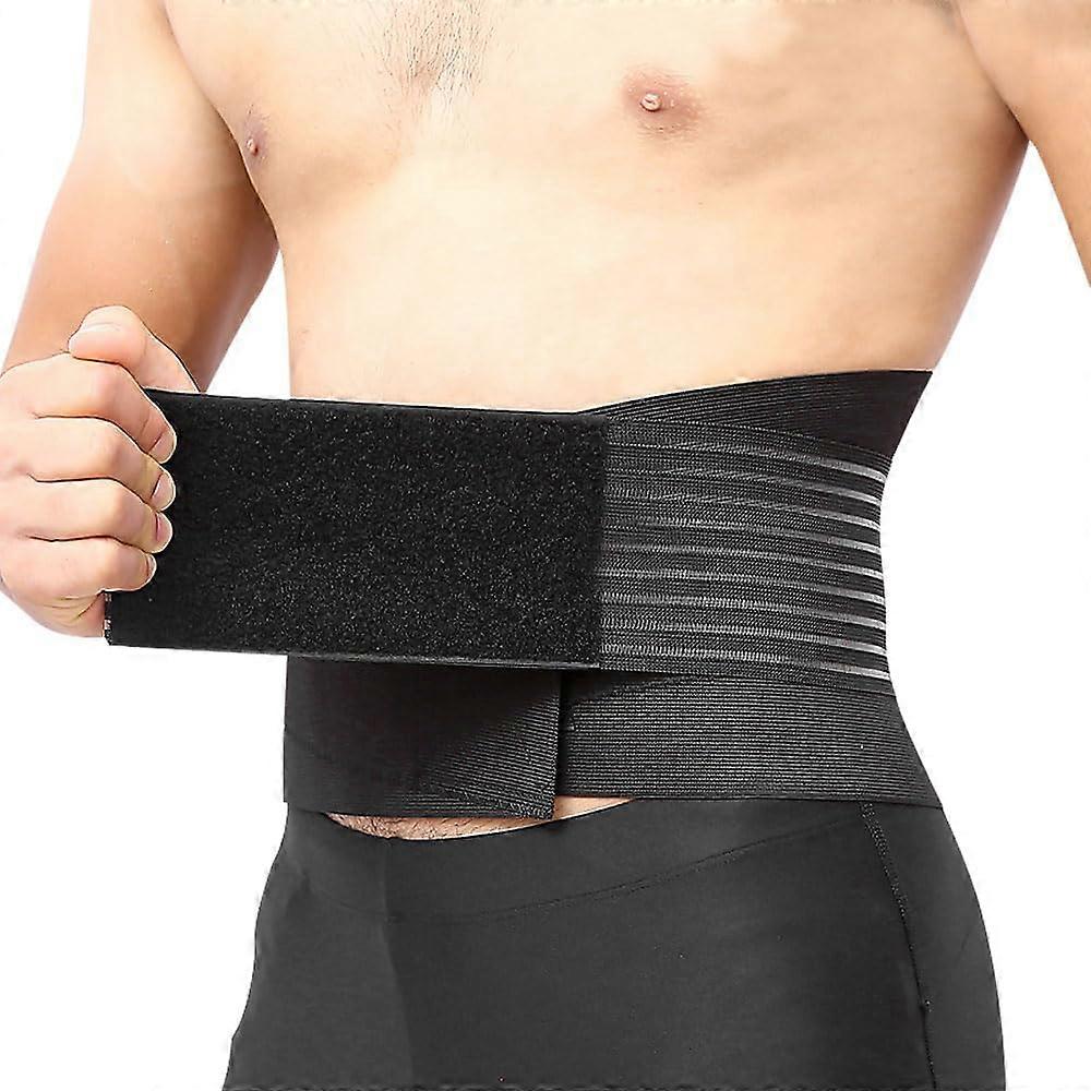 Lower Back Support Belt, Lumbar Support Brace with 8 Strong Springs for Pain Relief and Injury Prevention, Double Adjustment, XL