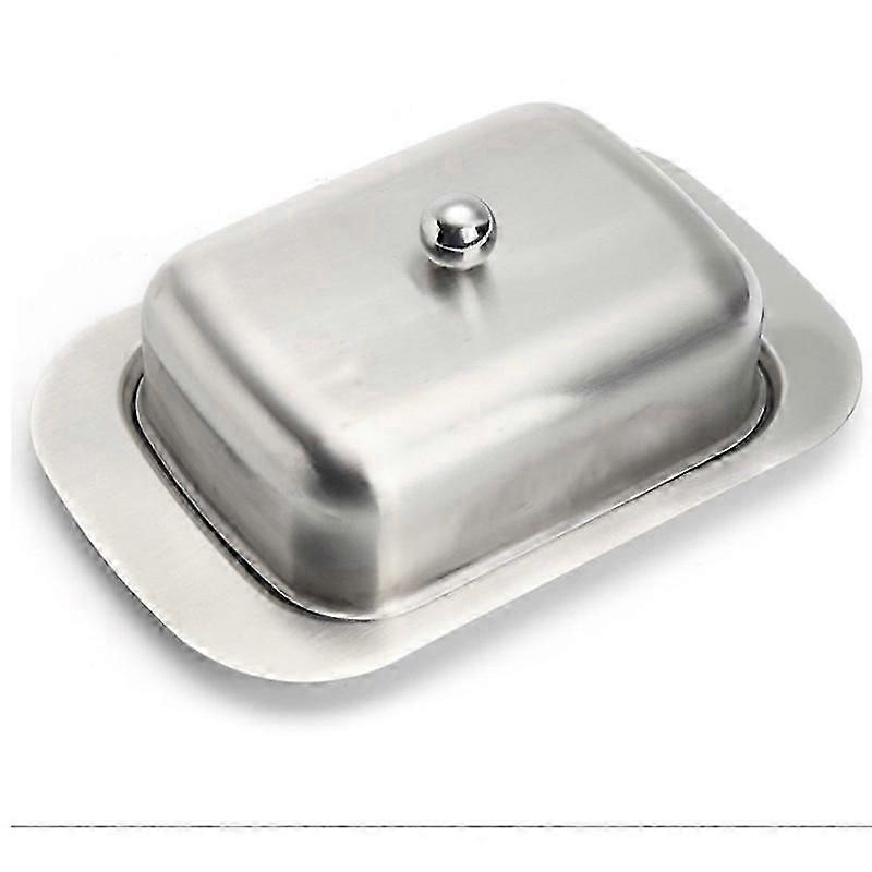 stainless steel butter dish