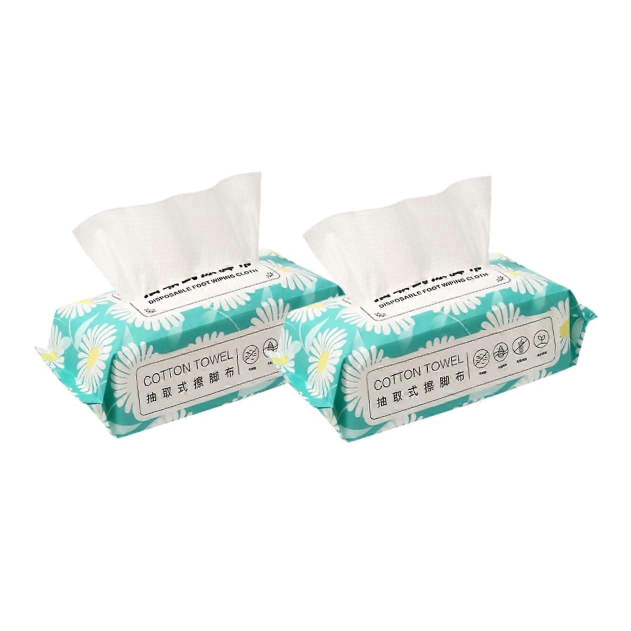 Foot Towels 2 Packs Absorbent Towels Compressed For Use In The Spa When Travelling