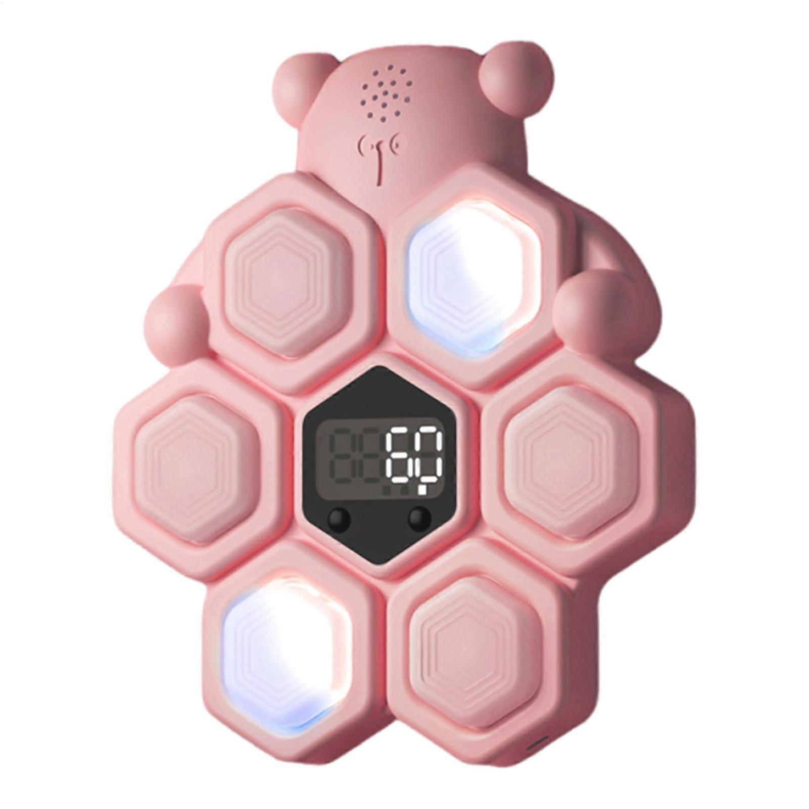 Kindersprung gegen TouchHochsprungspielzeug  LED Display Interactive Trainer Pink
