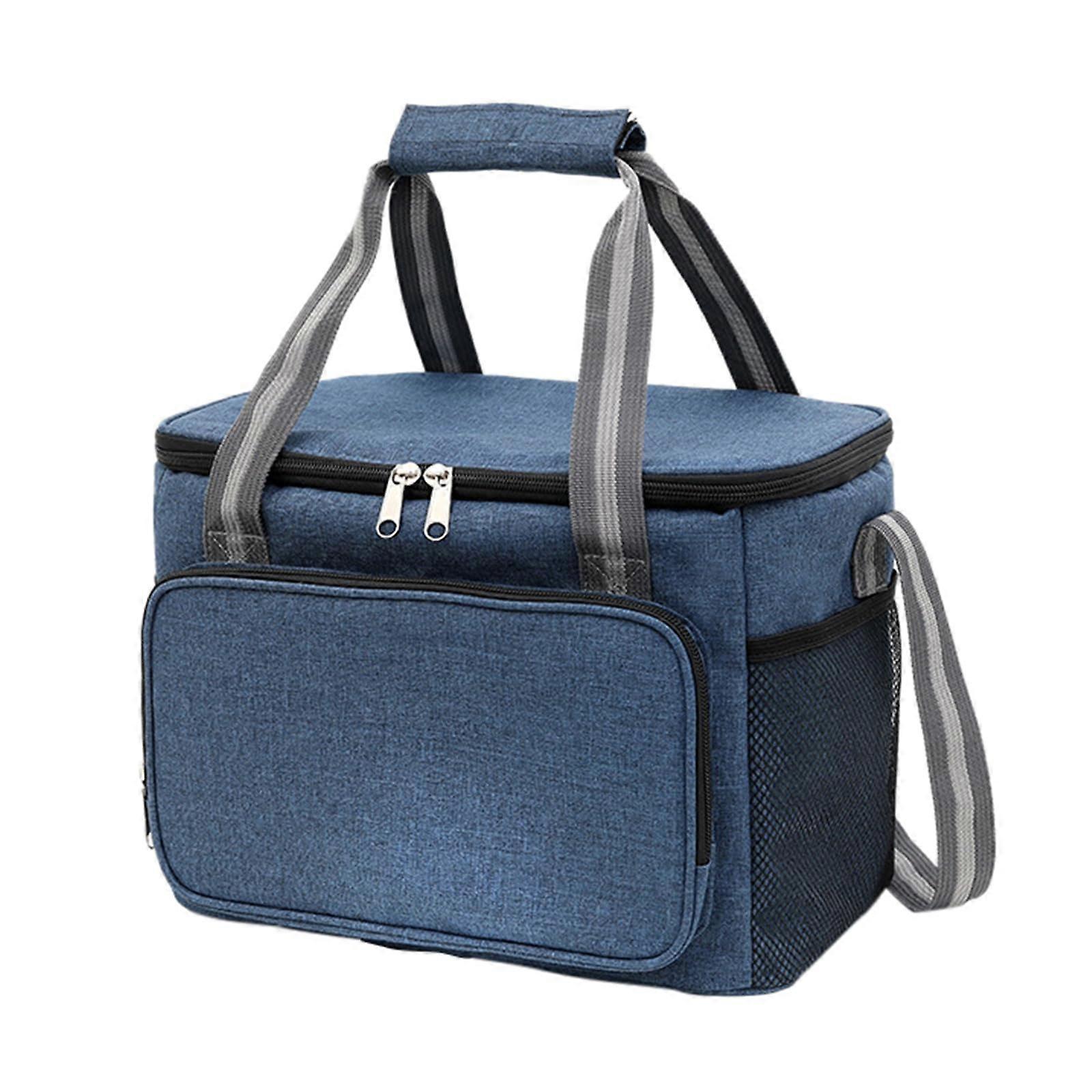 Lunch Bags for Boys Insulated Portable Cooler Bag Water Resistant Thermal Leakproof Lunch Box Purple for Work Travel Picnic